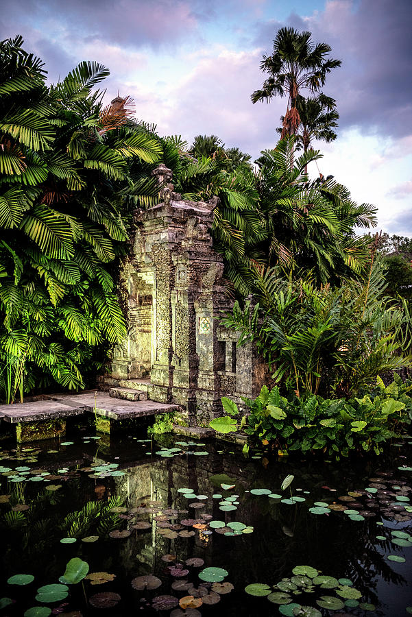 Dreamy Bali - Jungle Gate Photograph by Philippe HUGONNARD