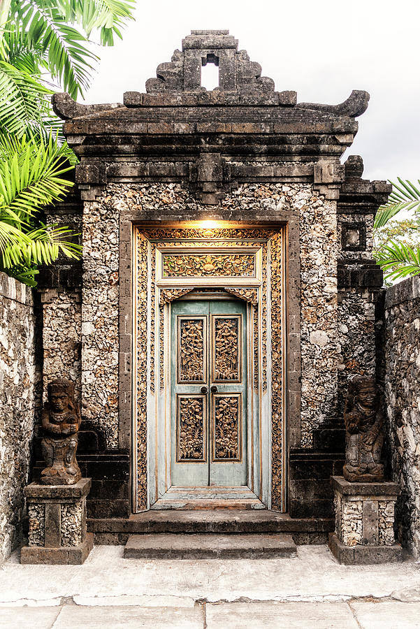 Dreamy Bali - Sacred Door Photograph by Philippe HUGONNARD