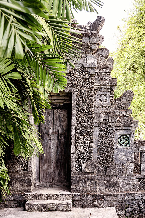 Dreamy Bali - Temple Door Photograph by Philippe HUGONNARD