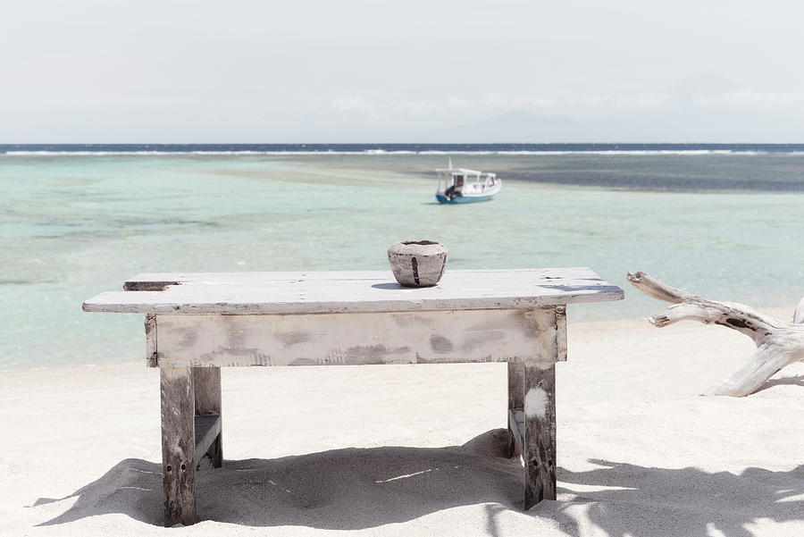 Dreamy Bali - White Sand Photograph by Philippe HUGONNARD