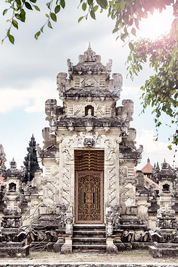 Dreamy Bali - White Temple Photograph by Philippe HUGONNARD