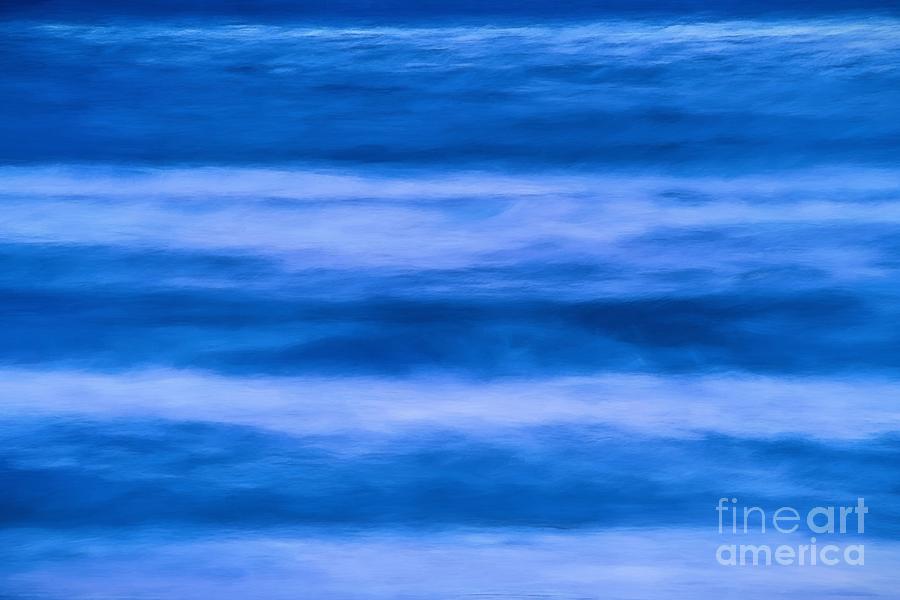 Dreamy Blue Waves Photograph by Mel Steinhauer