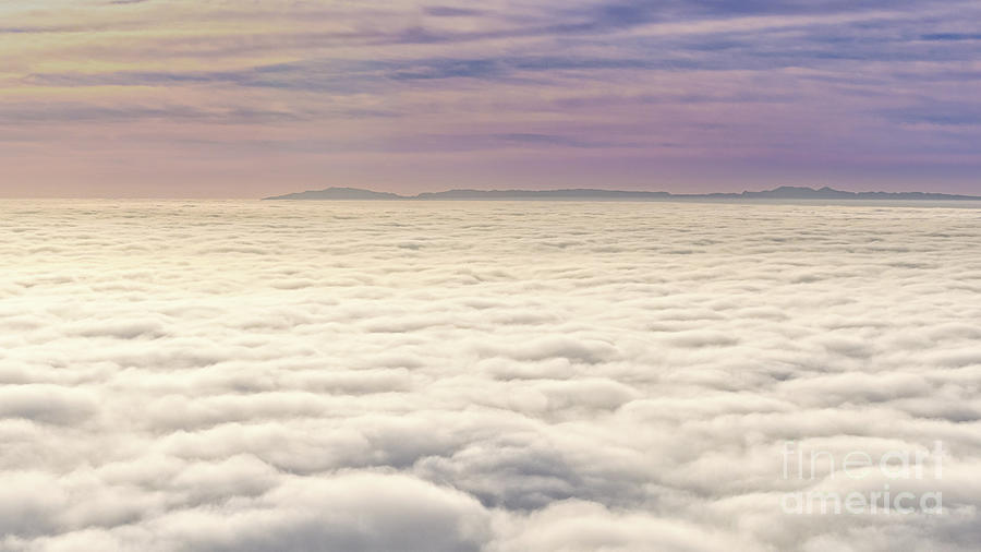 Dreamy Cloud Seascape Inversion Sunset Photograph by Abigail Diane Photography
