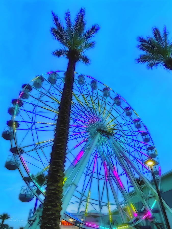 Dreamy Ferris Wheel Photograph by Lisa Soots