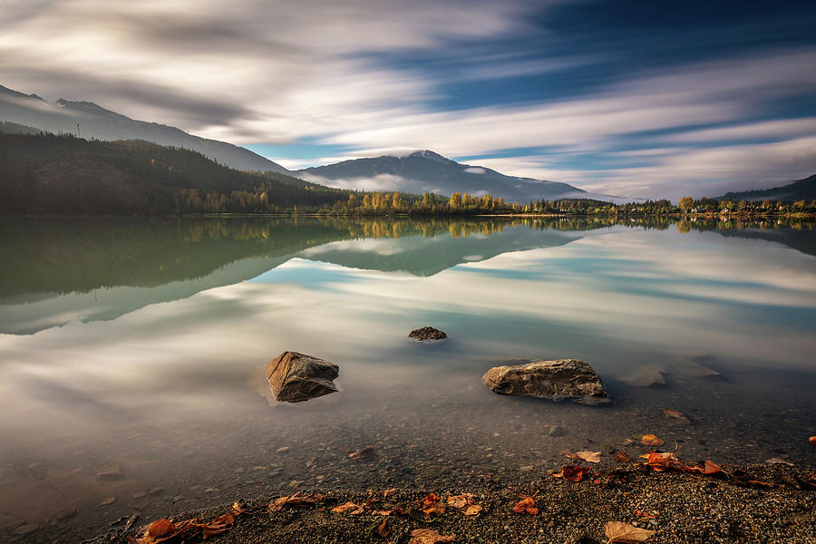 Dreamy Landscape At Green Lake In Whistler Photograph