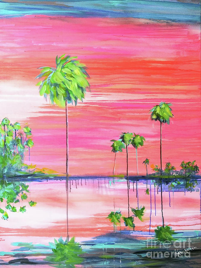 Dreamy Reflections Painting by Kristen Abrahamson