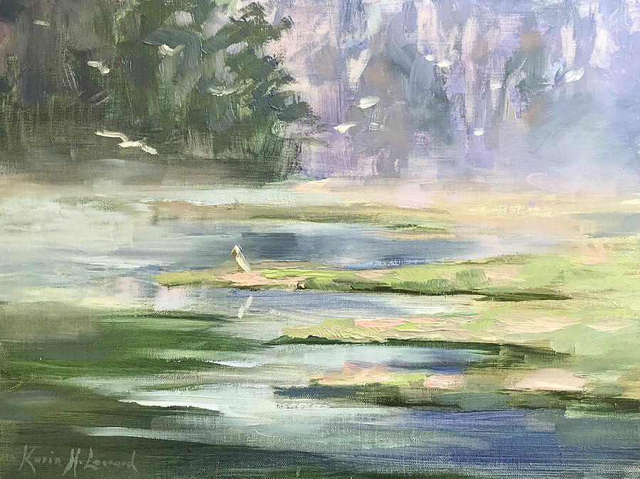 Dreamy Slough Morning Painting