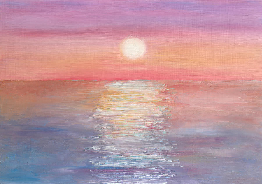 Dreamy Sunset Painting by Elizabeth Lock