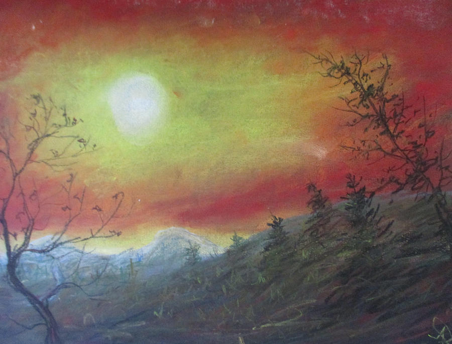 Dreamy Twilight Pastel by Jen Shearer