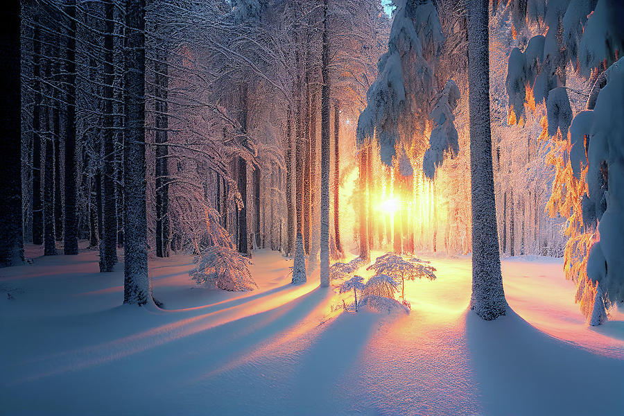Dreamy winter mornings Photograph by Mikel Martinez de Osaba