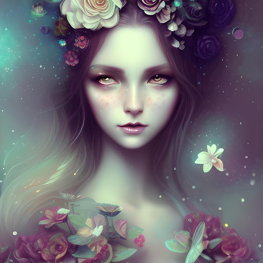 Dreamy Woman Digital Art by Ashley Firmino - Fine Art America