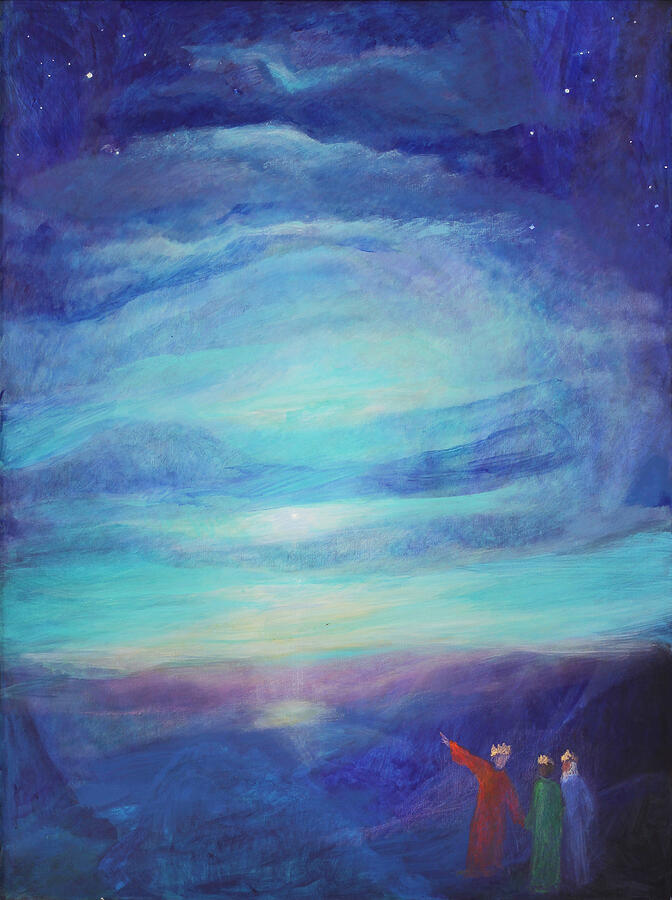 Drei Koenige Painting by Ninetta Sombart Drei Koenige Painting by Ninetta Sombart