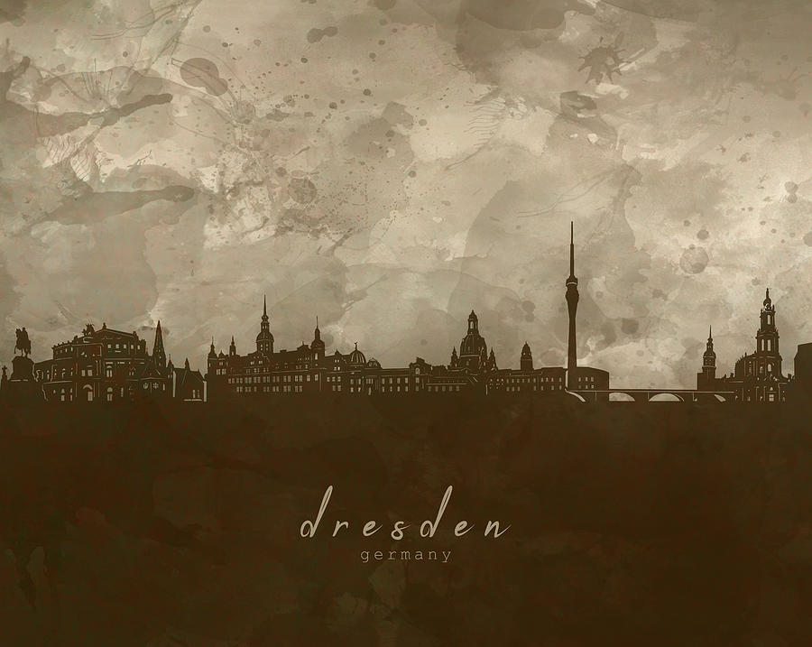 Dresden Skyline Panorama 4 Digital Art