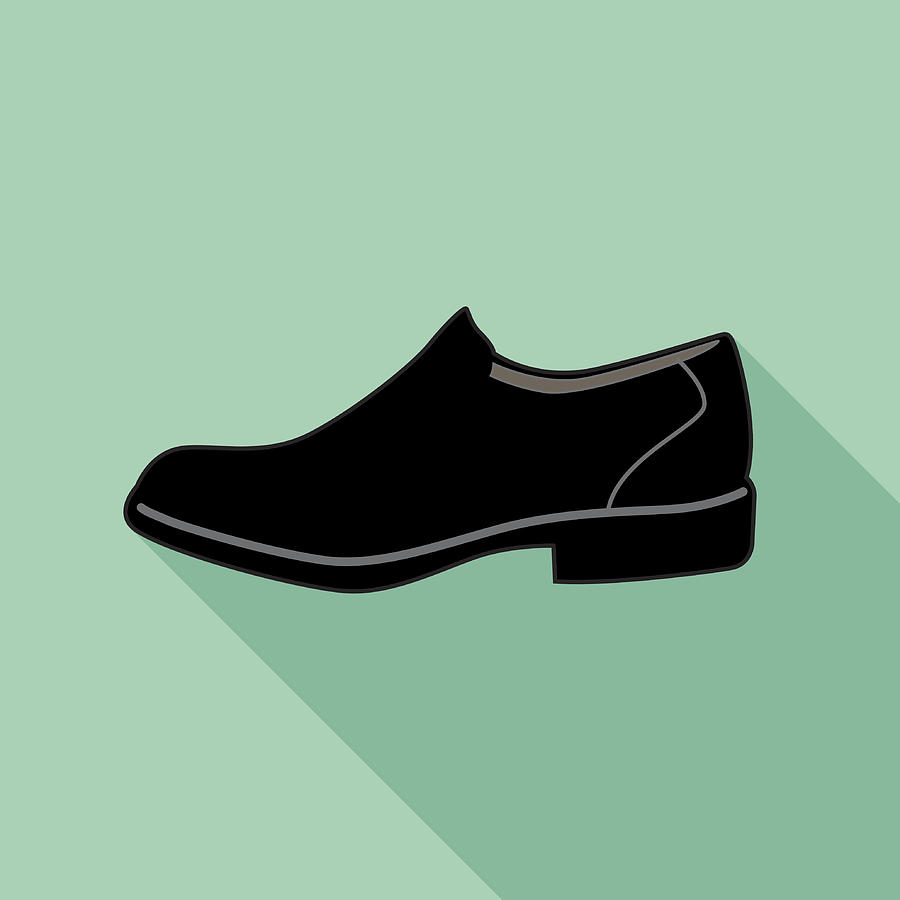 Dress Shoe Icon Drawing by RobinOlimb