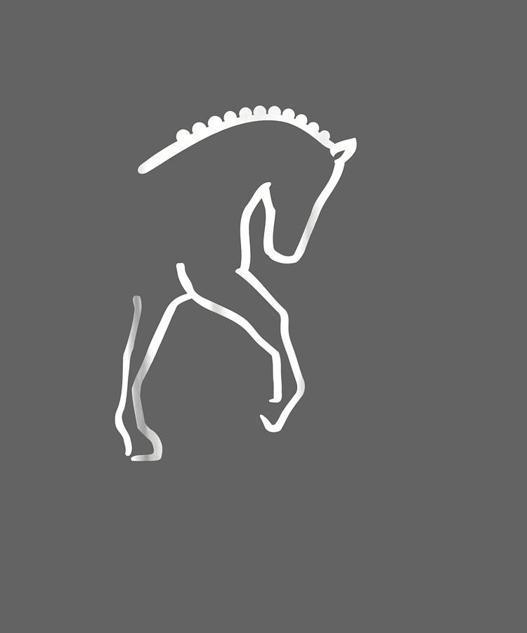 Dressage horse Drawing by Alicia Cosper | Pixels