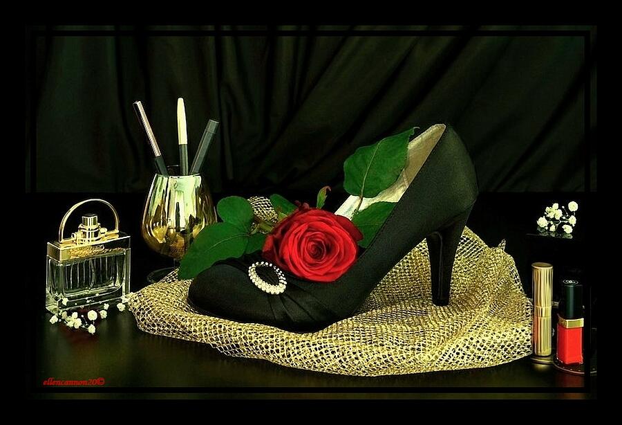 Still Life Digital Art - Dressed to the Nines by Ellen Cannon