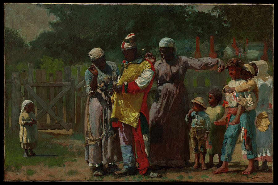 Dressing for the Carnival   Winslow Homer Painting by MotionAge Designs