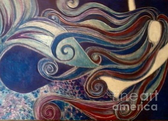 Drifting Away Painting by Monica Furlow
