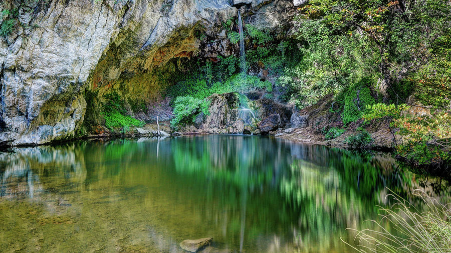 Drimona Waterfalls in Evia island, Greece Photograph by Constantinos Iliopoulos