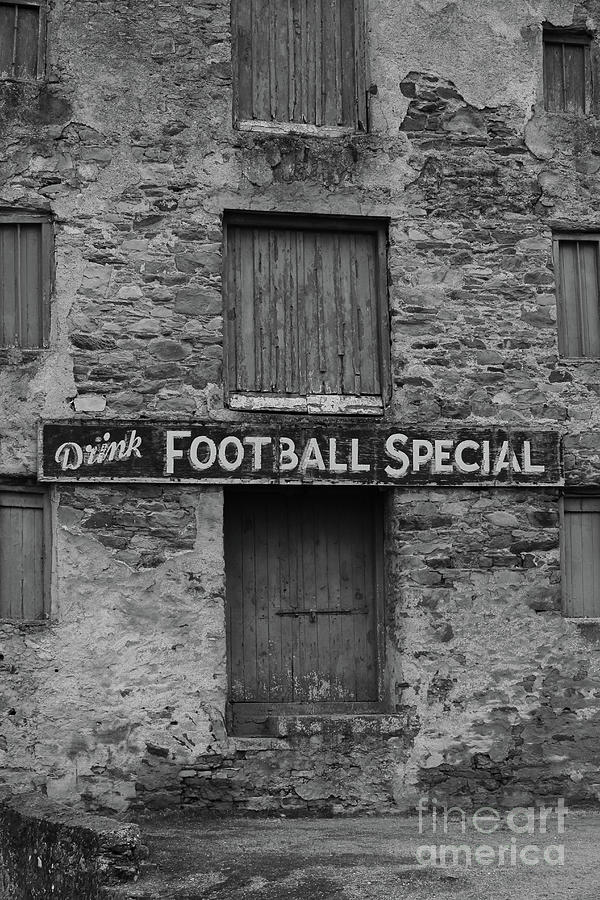 Drink Football Special Bw Photograph