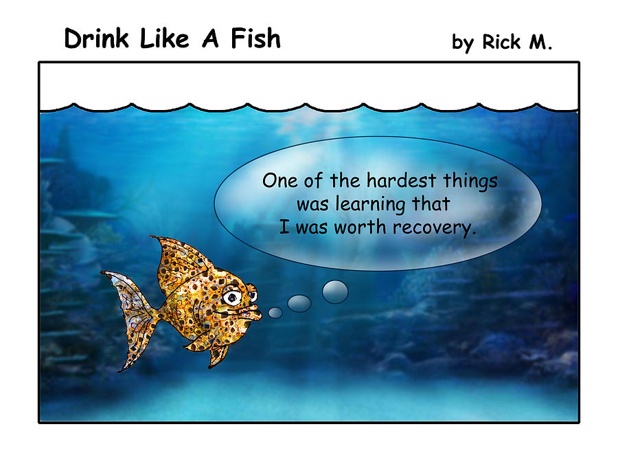 Drink Like A Fish 18 Digital Art by Rick Mosher