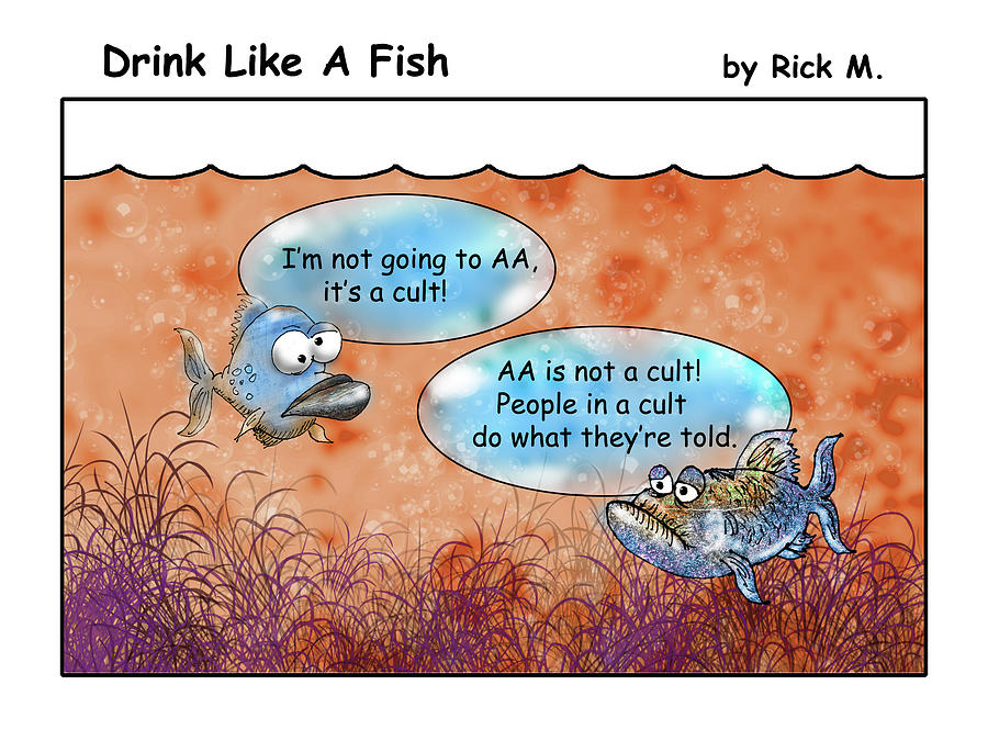Fish Photograph - Drink Like A Fish 2 by Rick Mosher