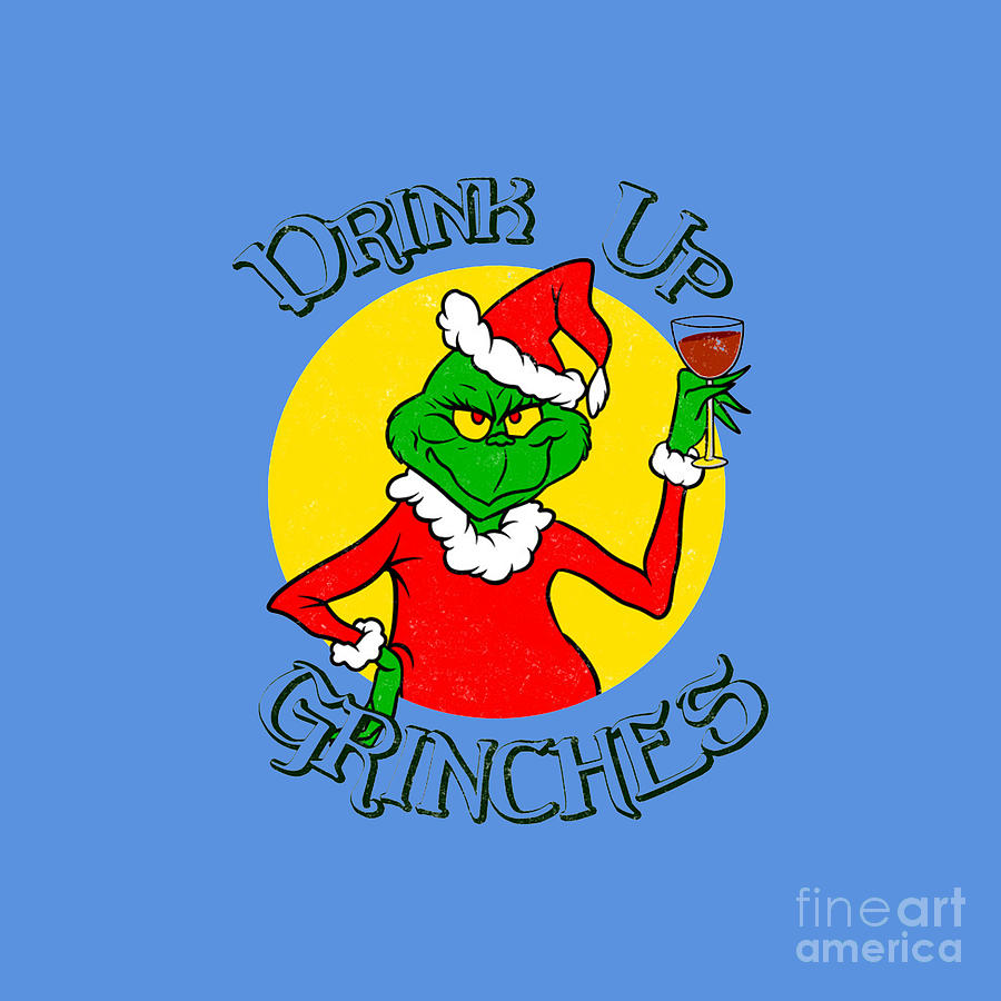 Drink Up Grinches Drawing by Houston G Brown - Fine Art America