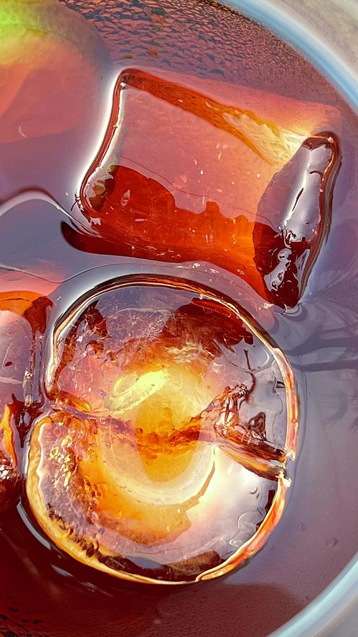 Drink with Ice Cubes Digital Art by Matthias Hauser