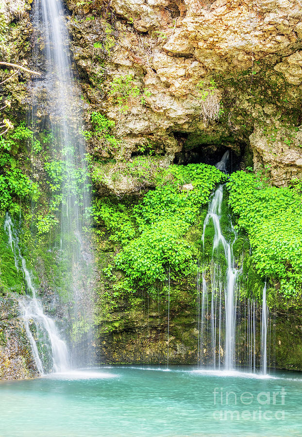 Dripping Springs Falls Close Photograph by Jennifer White