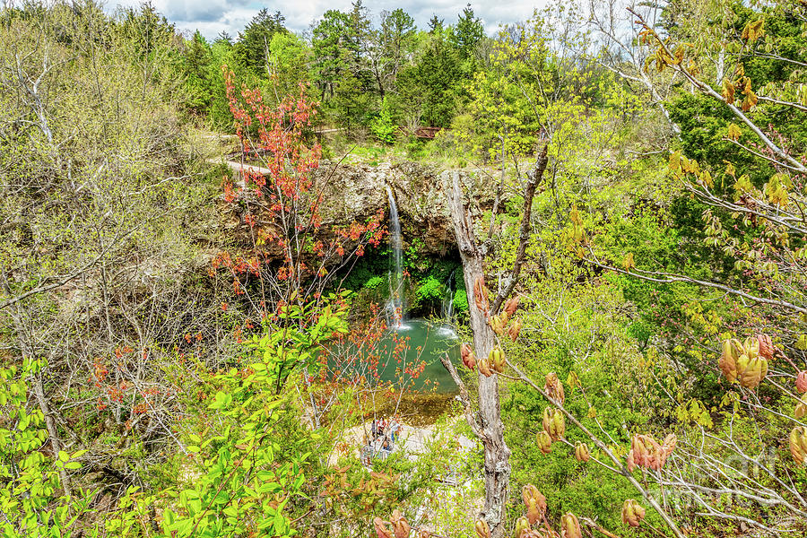 Dripping Springs Falls From Above Photograph by Jennifer White