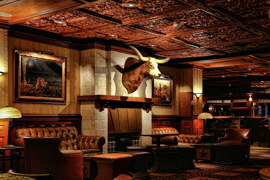 Driskill Western Decor Photograph by Judy Vincent