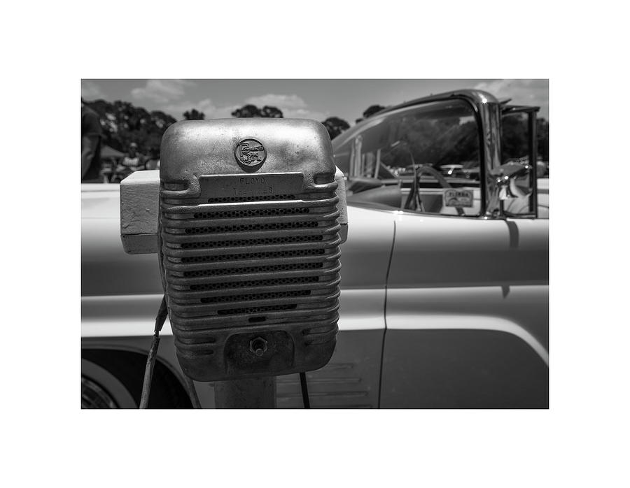 Drive In Speaker Photograph by ARTtography by David Bruce Kawchak