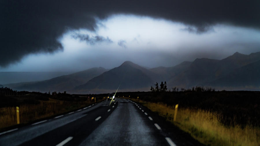 Driving In Icelandic Weather Photograph by Chris Lord Driving In Icelandic Weather Photograph by Chris Lord