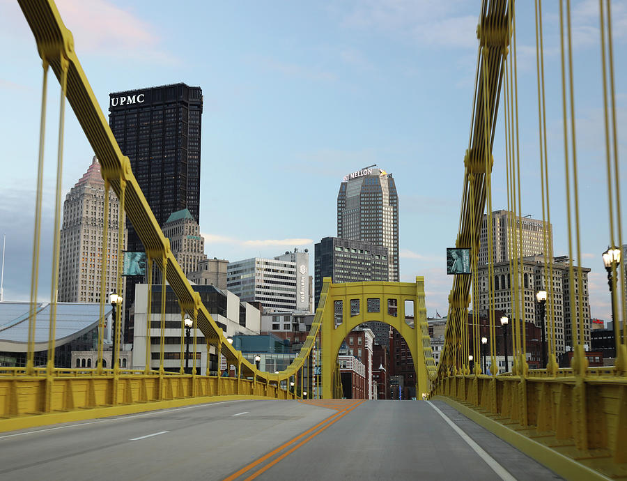 Driving Pittsburgh Warhol Bridge Photograph by Dan Sproul
