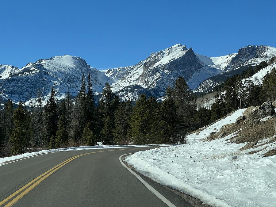 Driving through Rocky Mountain National Park Photograph by Christy Pooschke