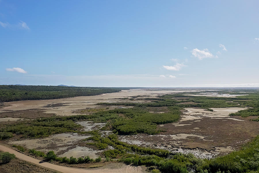 Drone Aerial Over Tidal Flats Photograph by Michele Jackson - Fine Art ...