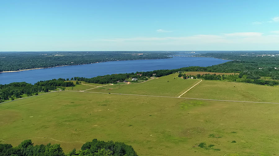 Drone Aerial Pictures Over Hudson Wisconsin Summer St Croix Vall ...