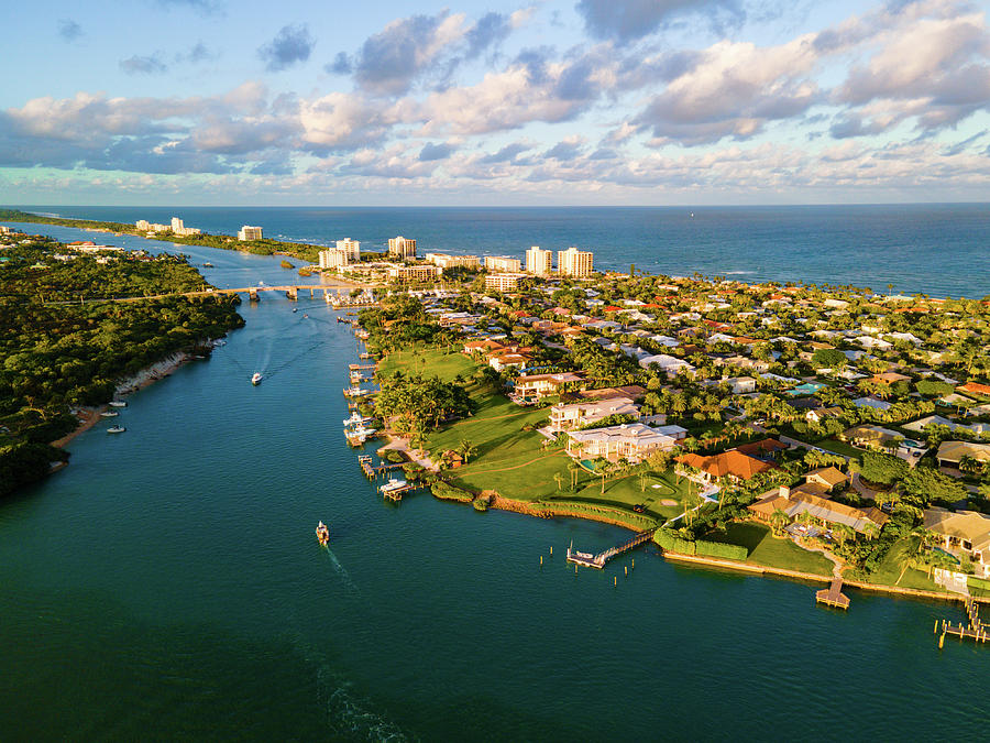 drone view of Jupiter beach Photograph by Joshua Maxwell Fine Art America