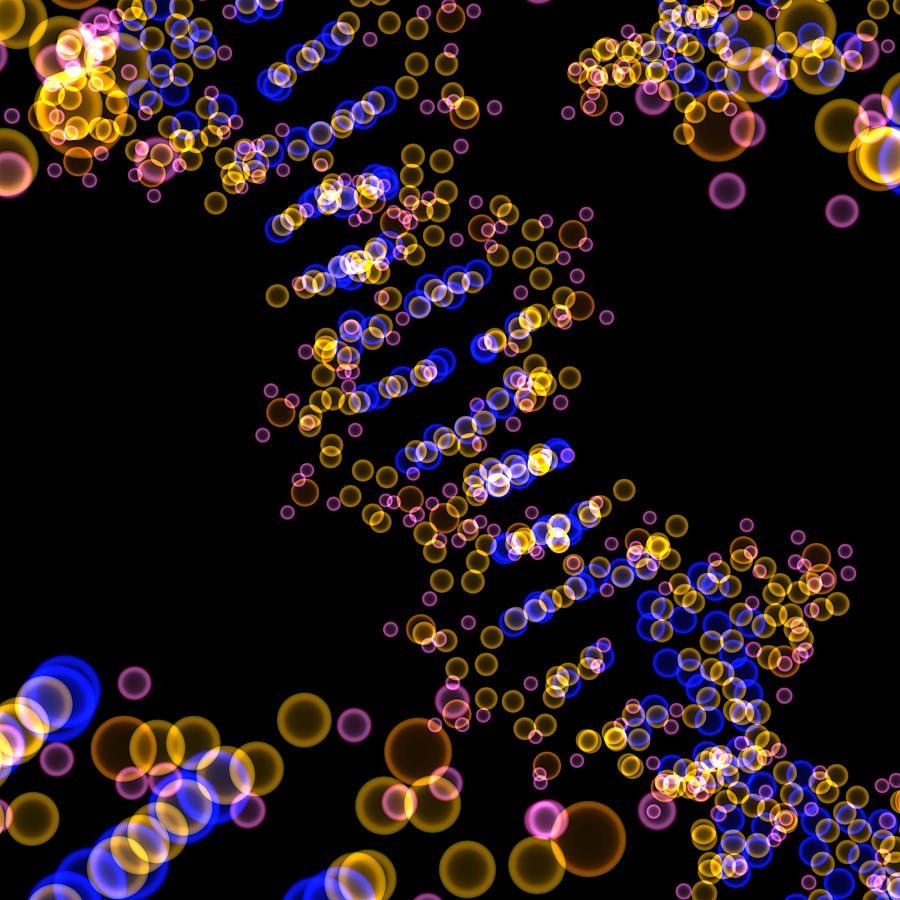 DrugModel: Glowing DNA Photograph by Shunyufan