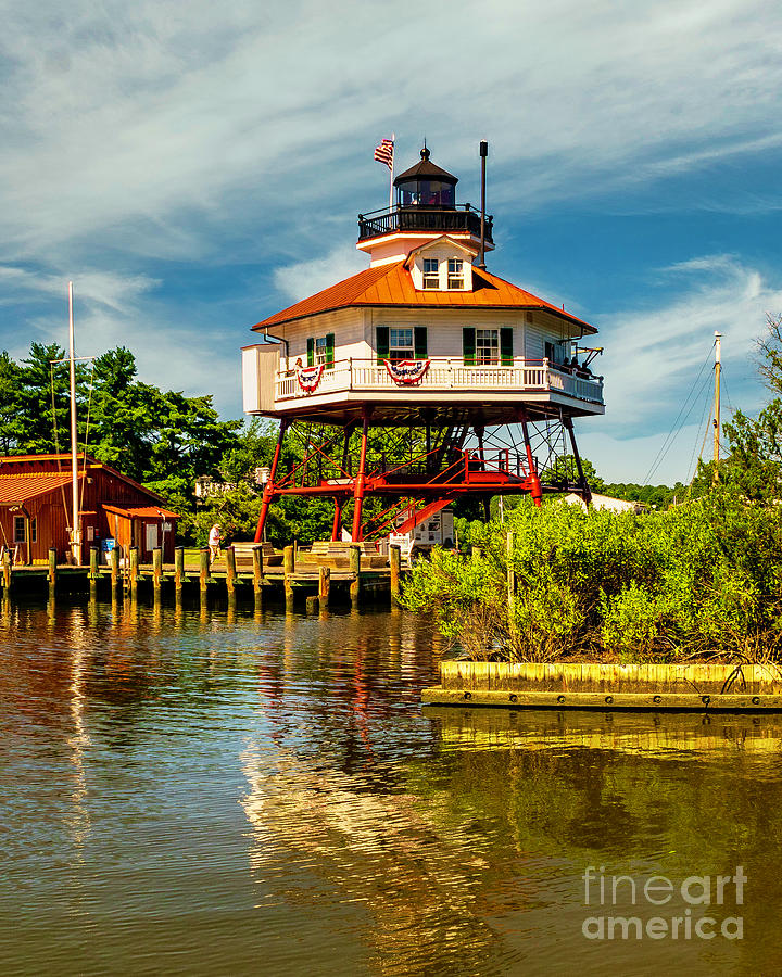 Drum Point Lighthouse - Maryland Photograph by Nick Zelinsky Jr