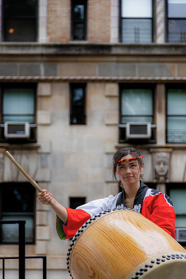 Drummer - Japan Day NYC 5_13_23 Photograph by Robert Ullmann