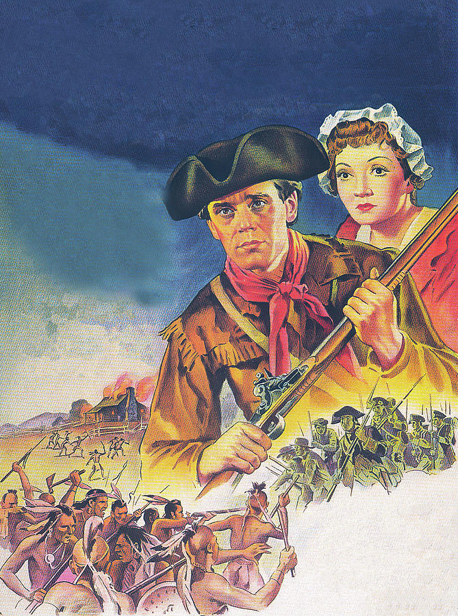 ''Drums Along the Mohawk'', 1939, movie poster painting Painting by