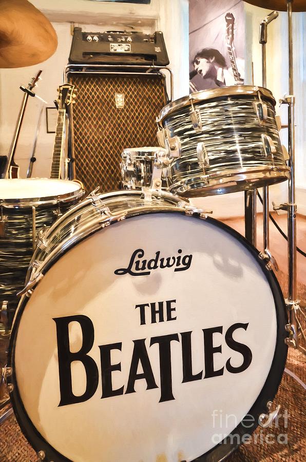Drums For Ringo Photograph by Mel Steinhauer