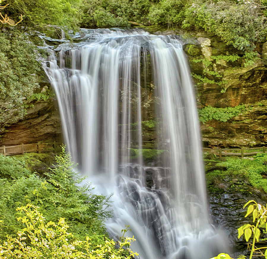 Dry Creek Falls in North Carolina Photograph by Peter Ciro