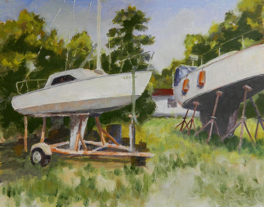 Dry Docked Painting by William Reed