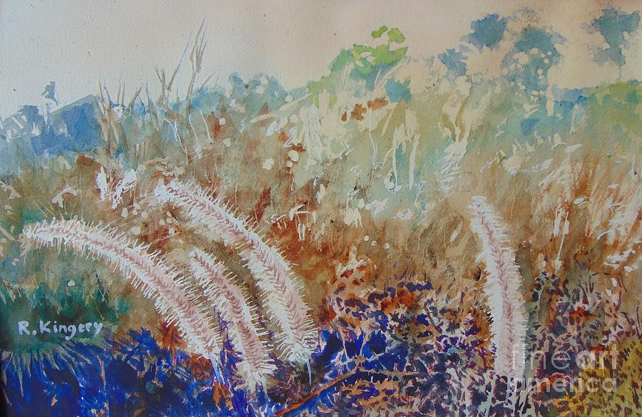 Dry Grasses and Buckwheat Painting by Ralph Kingery