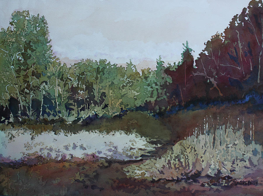 Dry Meadow Painting by Jenny Armitage
