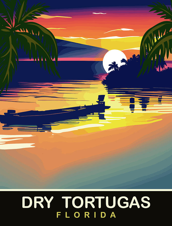 Dry Tortugas, Florida Digital Art by Long Shot