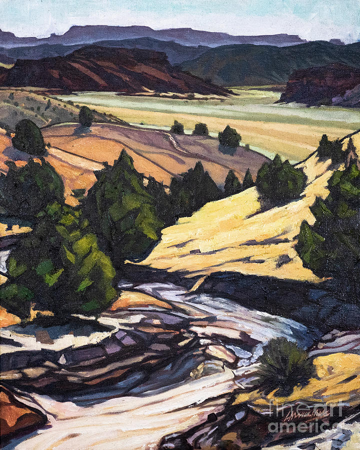 Dry Turns Near Head Rock - LWNHR Painting by Lewis Williams OFS