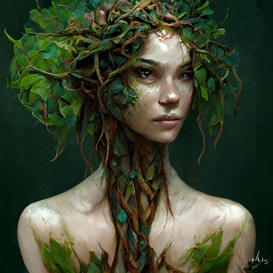 Dryad Digital Art by Christoph Peters | Fine Art America